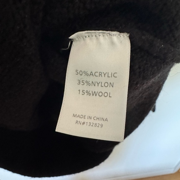 Lovers and Friends Revolve Anthea Sweater Dress 1/4 Zip Mini Wool Blend XS Black - Picture 6 of 6